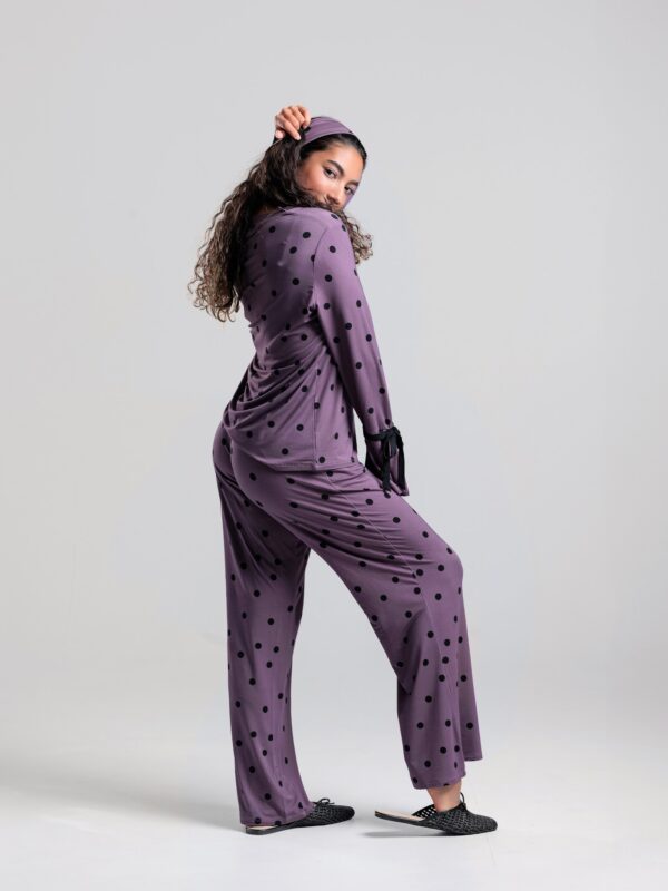 Tulip 2-Piece Long Sleeve Bamboo Pajama Set for Women -PJ Couture Collection